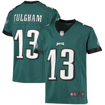 youth nike travis fulgham midnight green philadelphia eagle